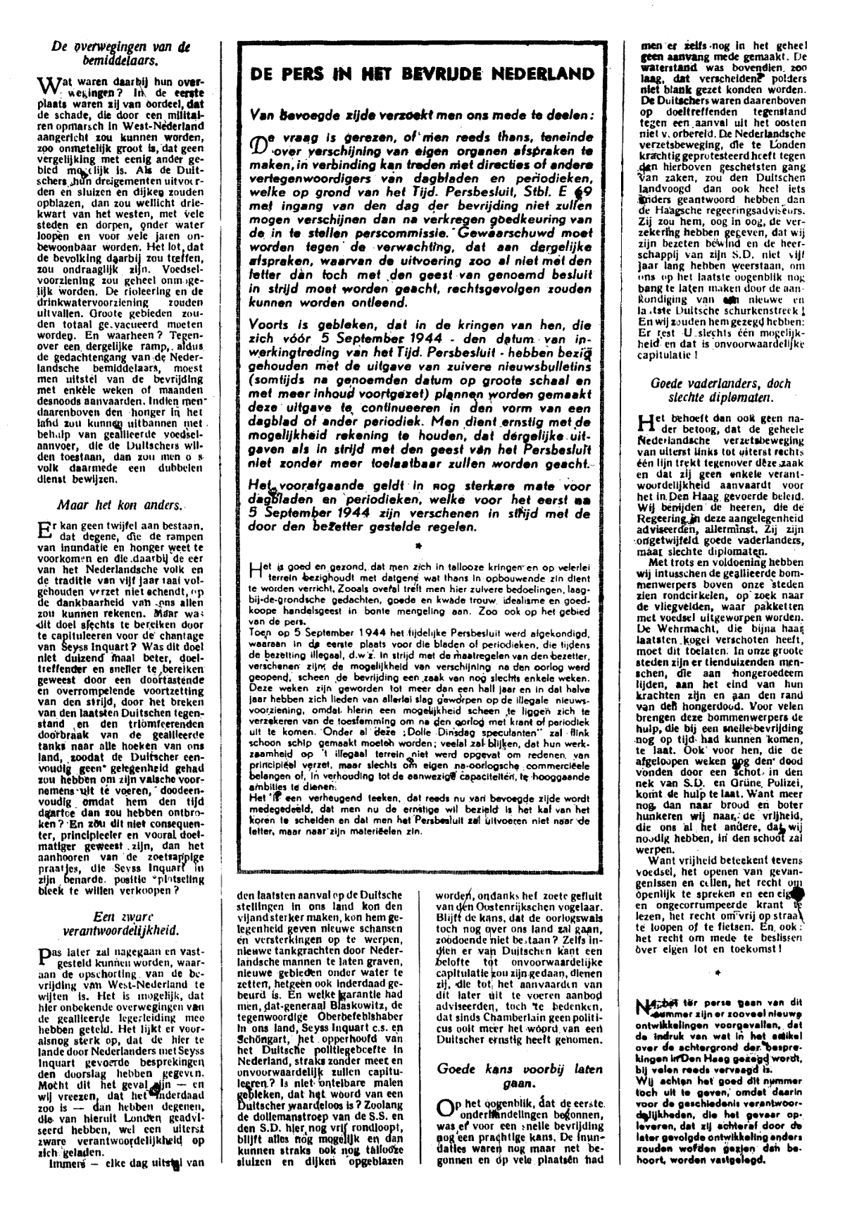 Het Parool; 4 mei 1945; blz. 2; 