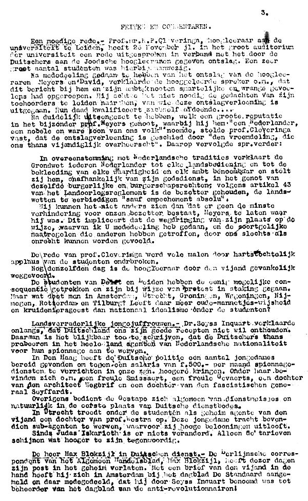 Nieuwsbrief van Pieter 't Hoen; 14 december 1940; blz. 3; 