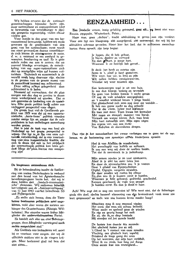 Het Parool; 10 september 1943; blz. 6; 