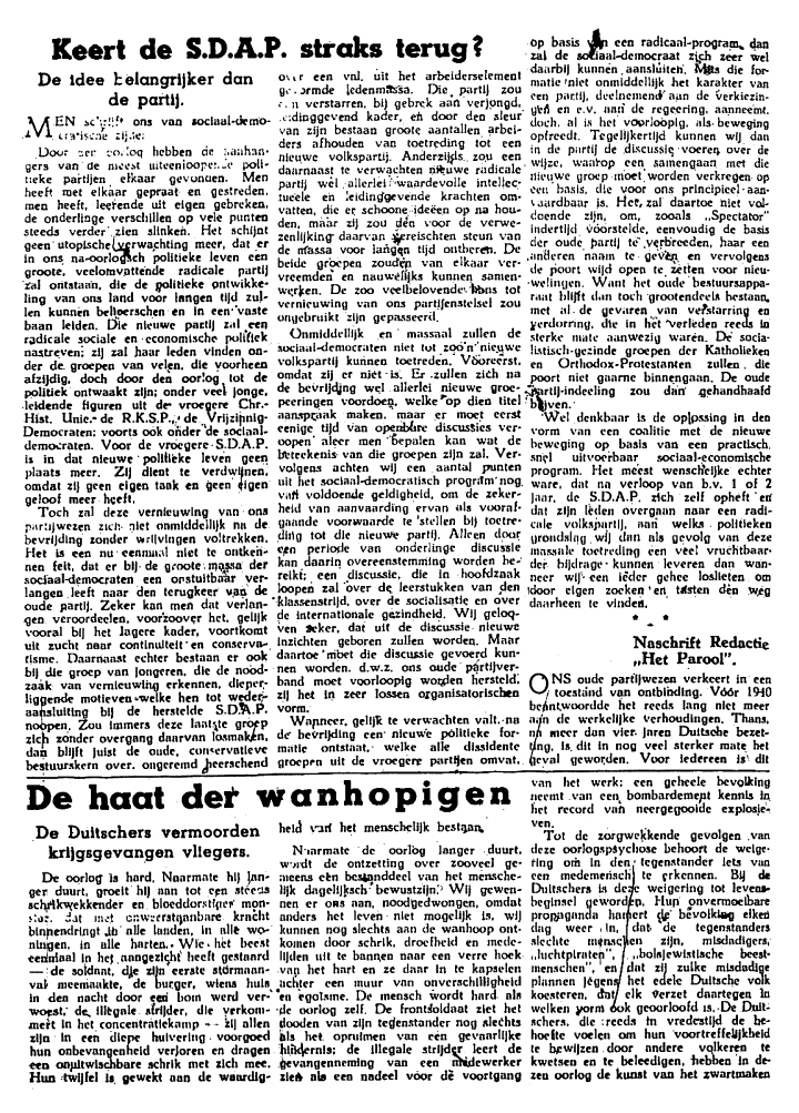 Het Parool; 25 juli 1944; blz. 4; 