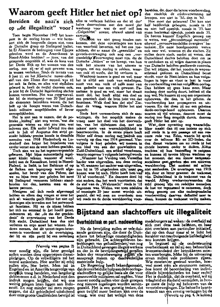 Het Parool; 9 oktober 1944; blz. 3; 