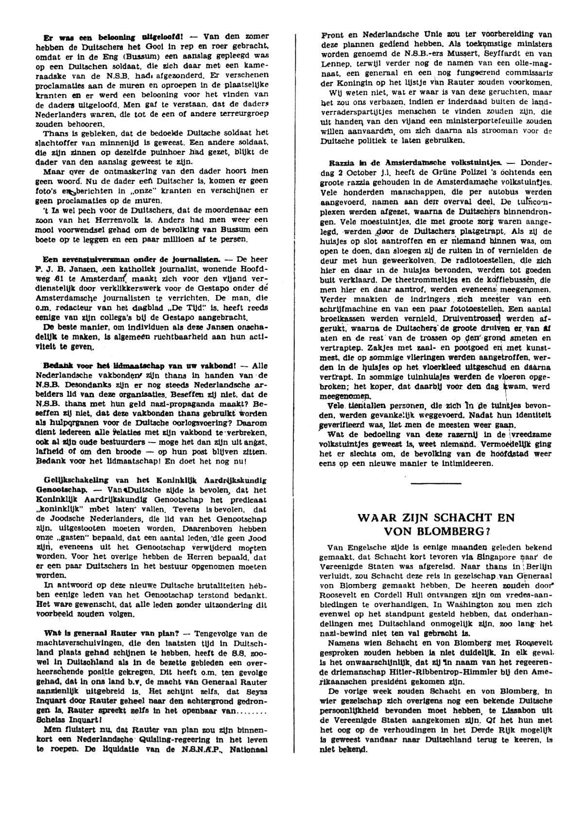 Het Parool; 10 oktober 1941; blz. 8; 