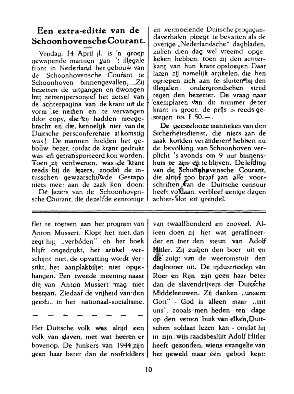 Het Parool; 25 mei 1944; blz. 10; 