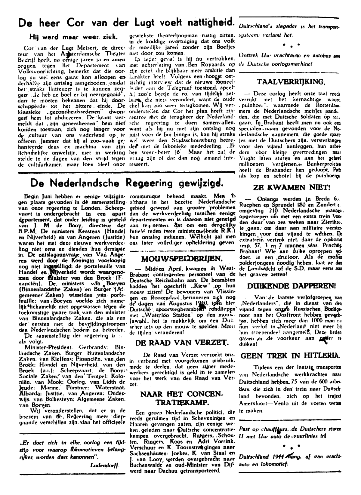 Het Parool; 19 juni 1944; blz. 8; 