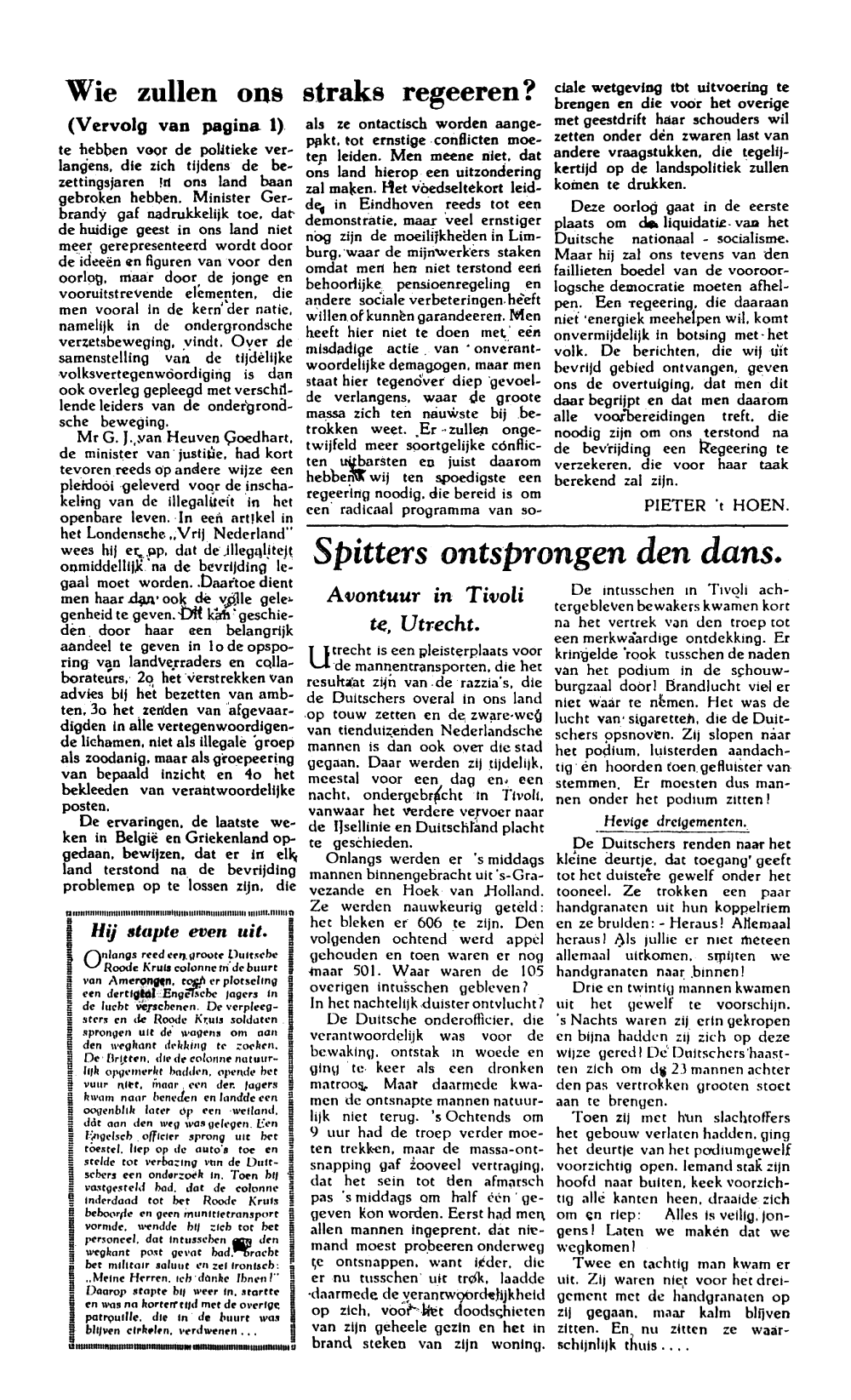 Het Parool; 12 december 1944; blz. 2; 