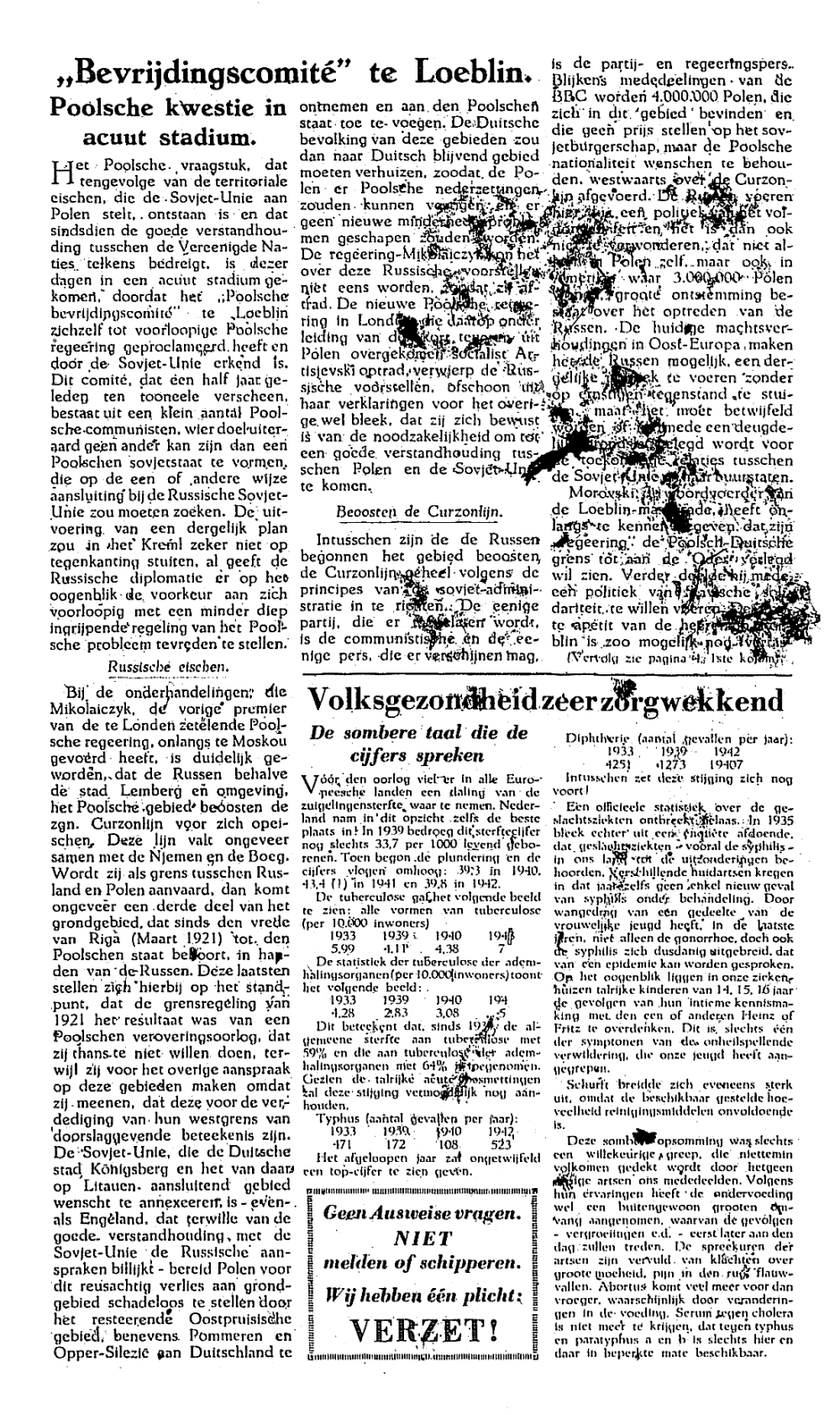 Het Parool; 16 januari 1945; blz. 4; 