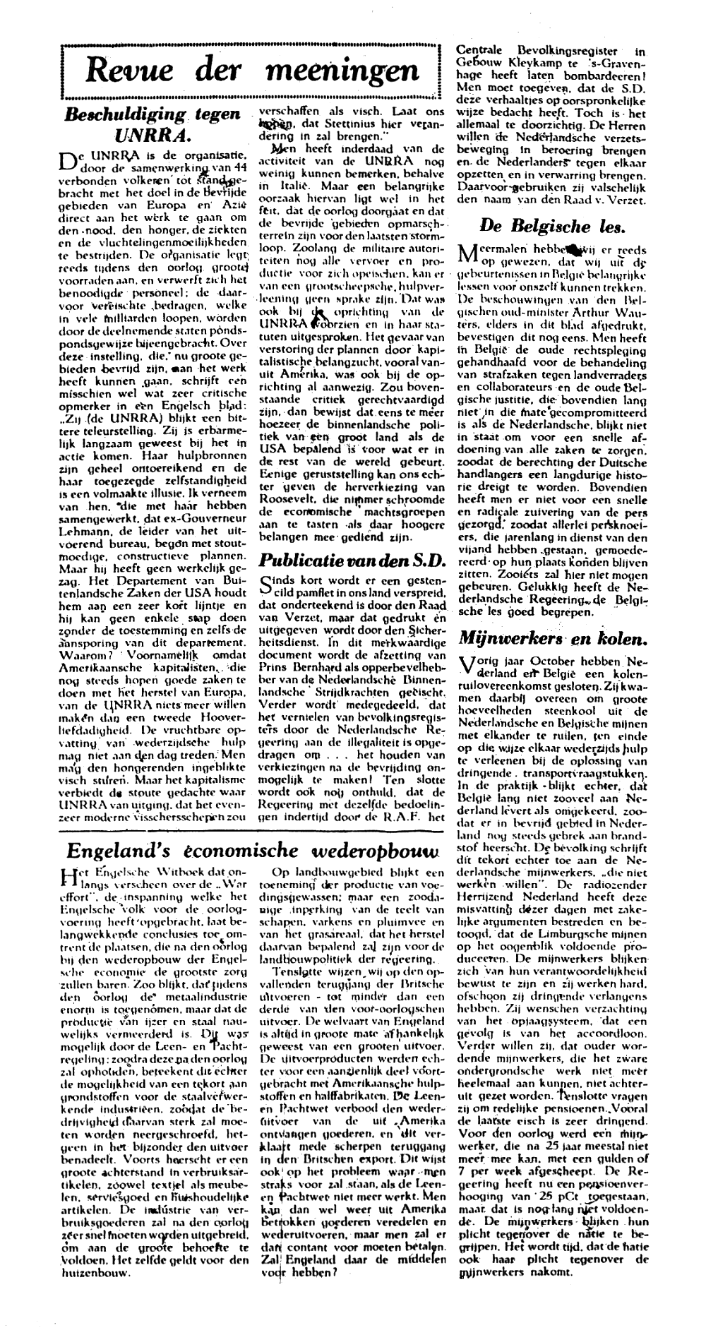 Het Parool; 30 januari 1945; blz. 3; 