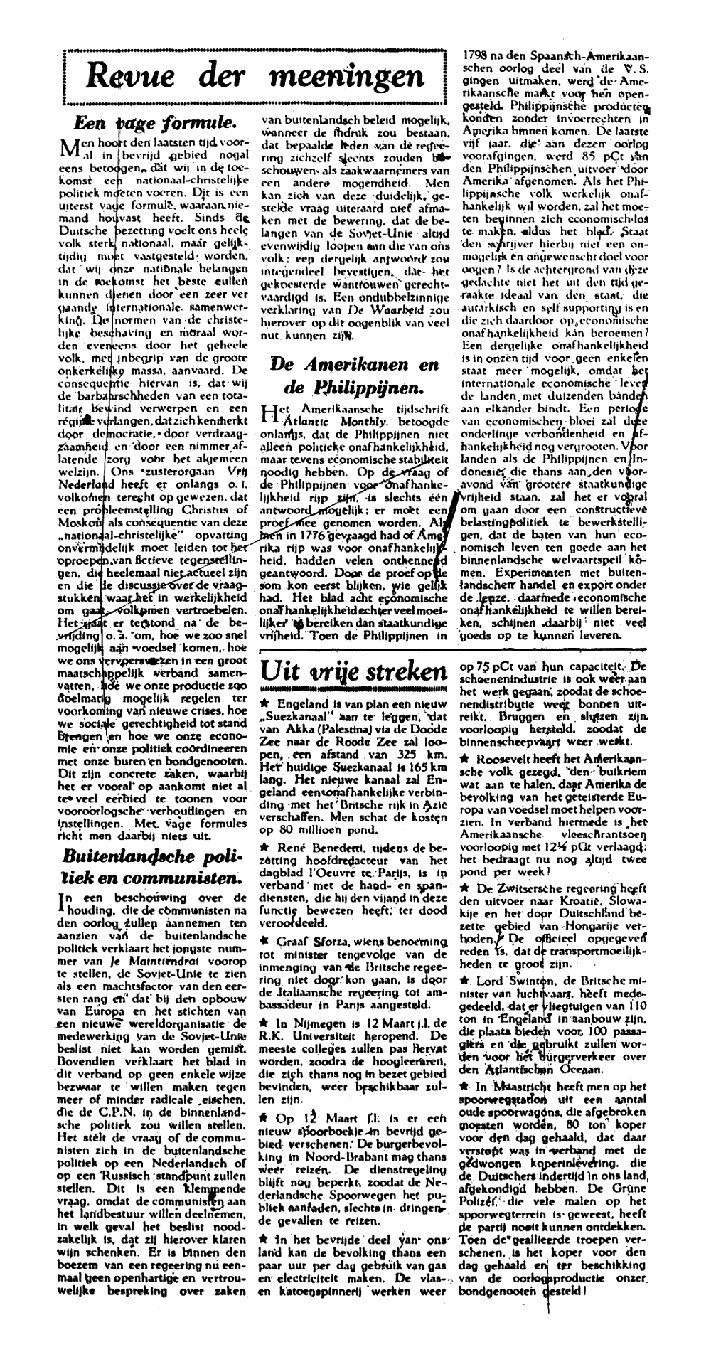 Het Parool; 27 maart 1945; blz. 3; 